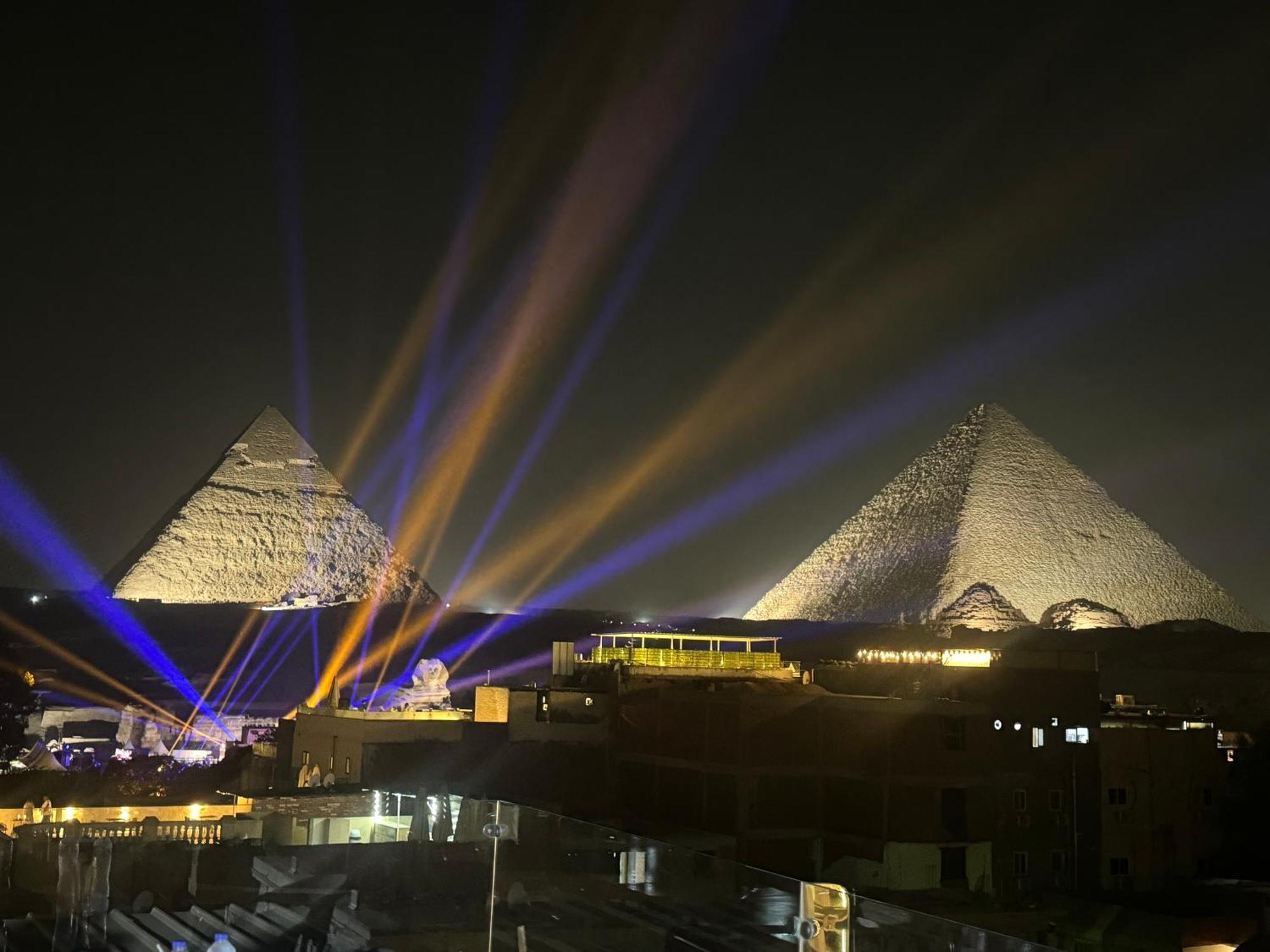 Pyramids And Sphinx Hotel Kafret el-Gabal Exteriér fotografie