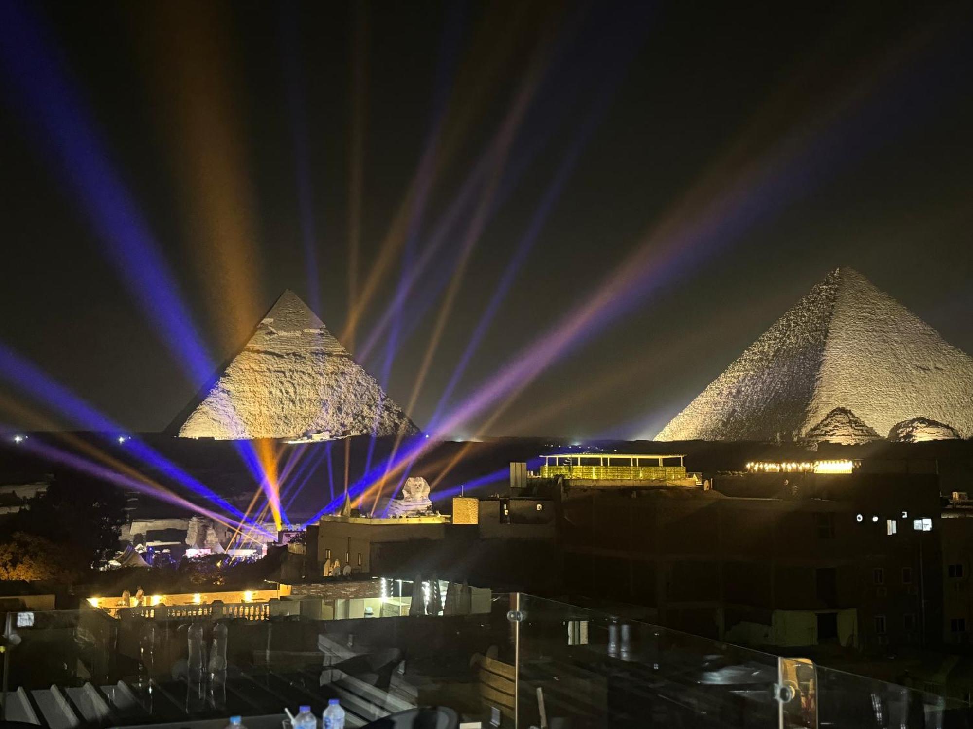 Pyramids And Sphinx Hotel Kafret el-Gabal Exteriér fotografie