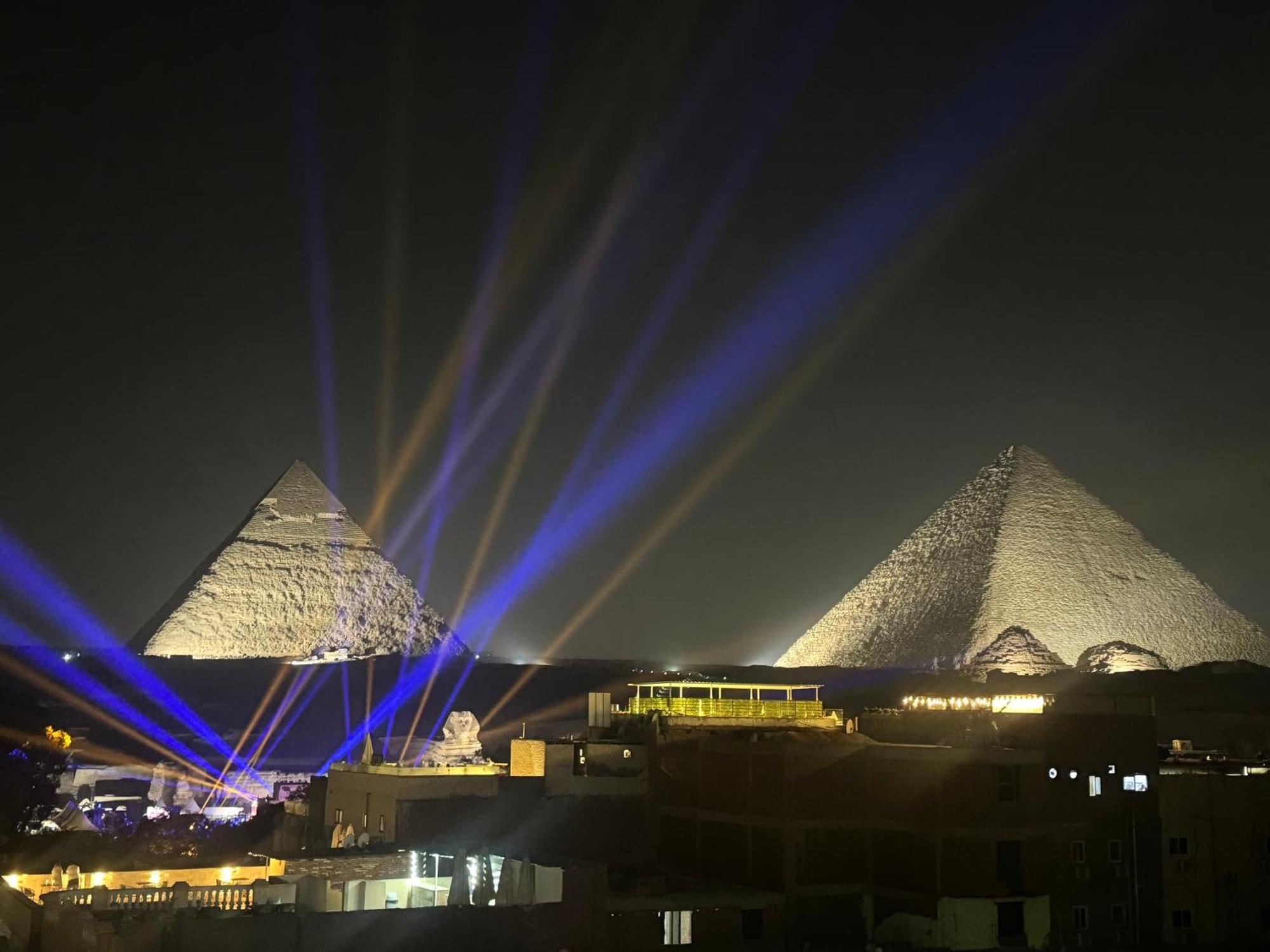 Pyramids And Sphinx Hotel Kafret el-Gabal Exteriér fotografie