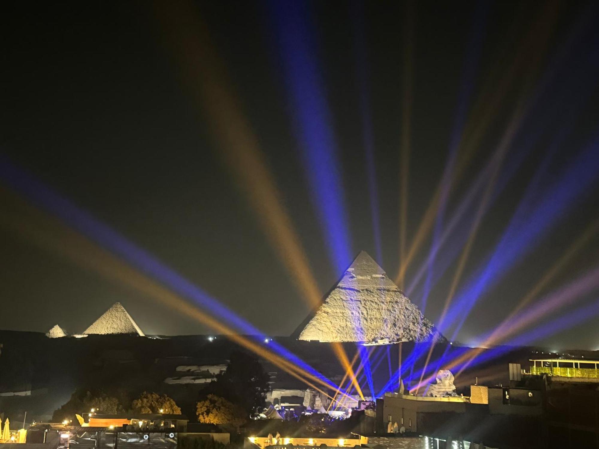 Pyramids And Sphinx Hotel Kafret el-Gabal Exteriér fotografie